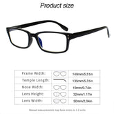 KERECSEN 6 Pack Anti Blue Light Reading Glasses for Men Women with Spring Hinges Classic Computer Glasses CG097